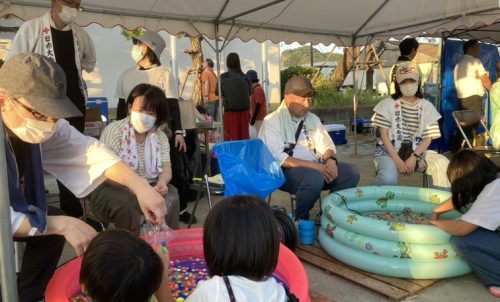 今津校区納涼夏祭りに参加しました！